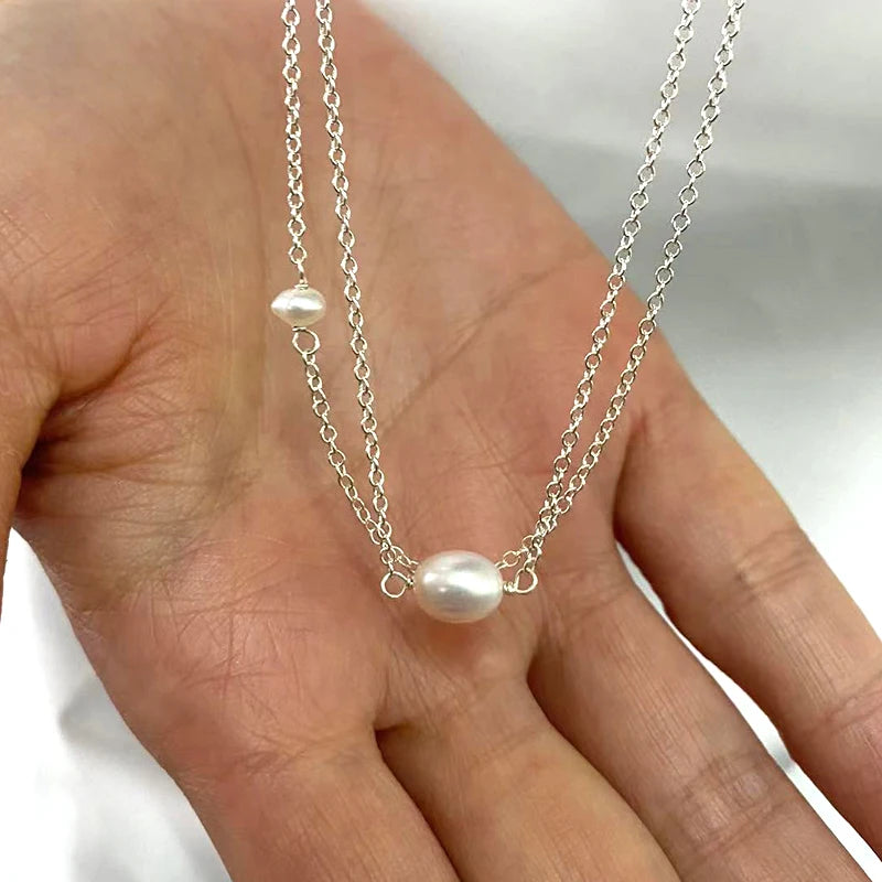 Duo Pearl Elegance Necklace